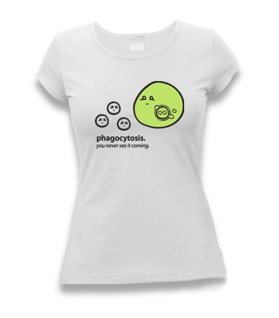 tričko dámské s potiskem fagocytóza biologické bio