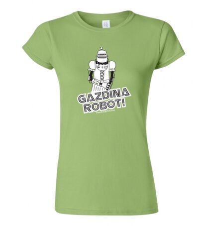tričko dámské gazdina robot bugemos s potiskem