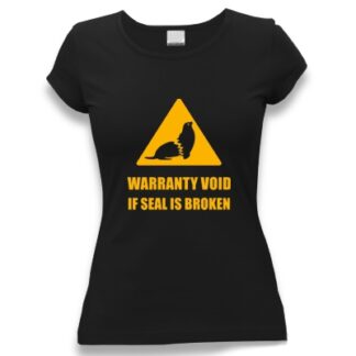 tričko dámské s potiskem Warranty Void