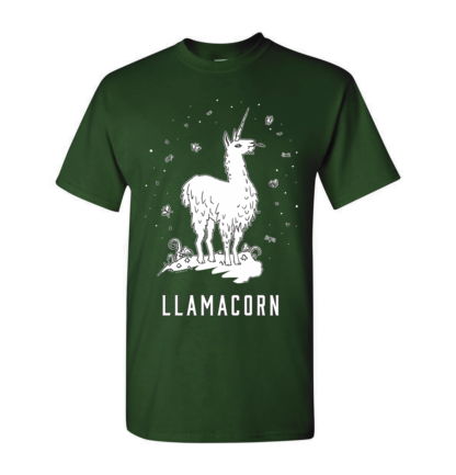 Tričko pánské s potiskem Llamacorn